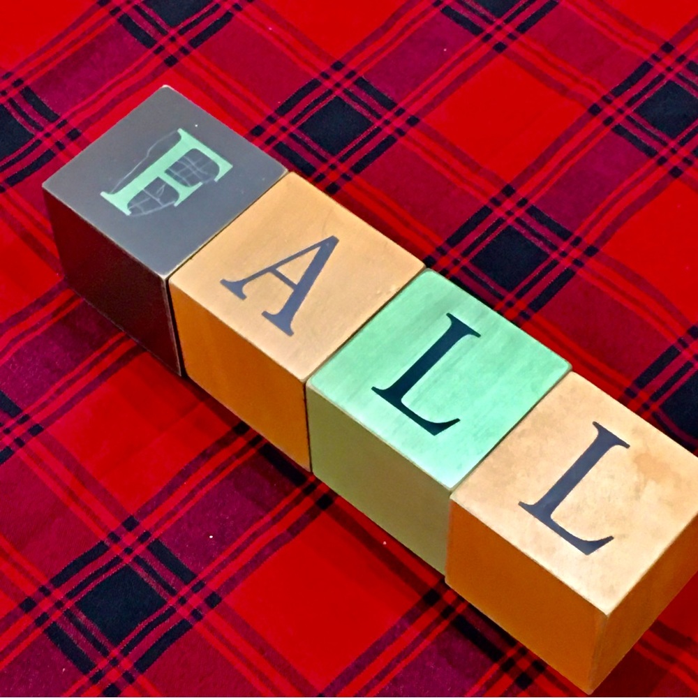 Fall block letters — holiday harvest thanksgiving October farmhouse home…